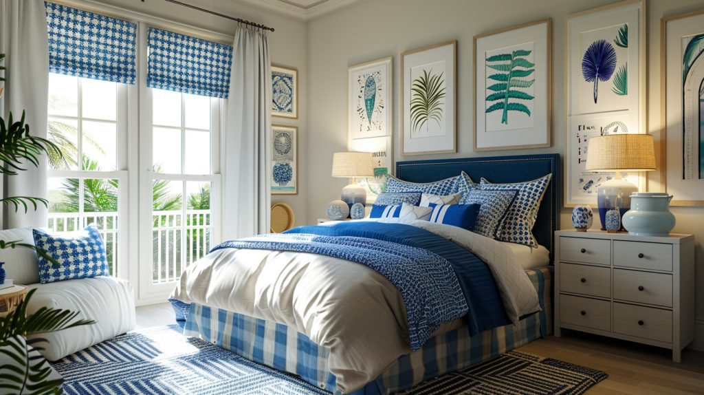 Coastal Preppy Bedroom