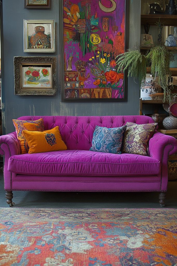 Eclectic Pink Lounge Corners