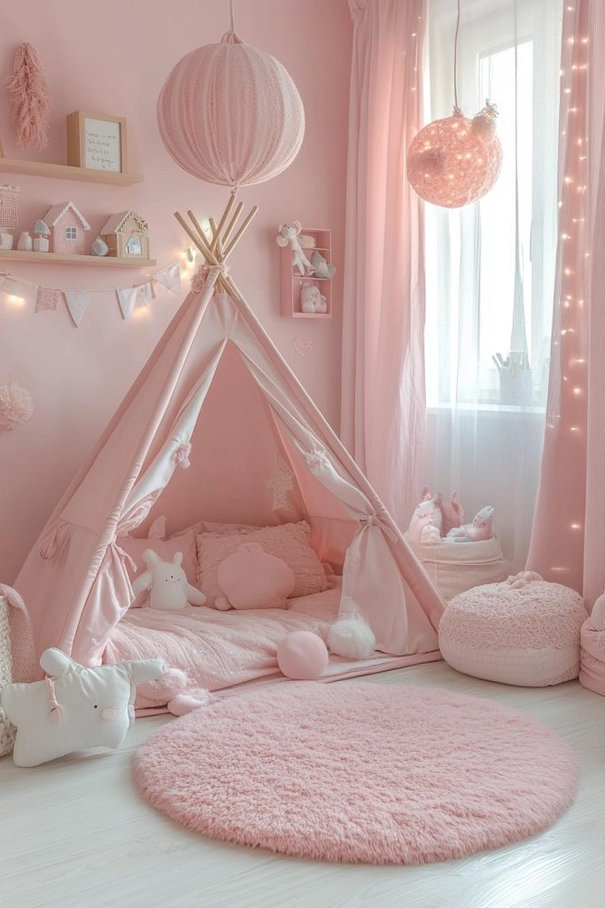 Fun Pink Kids’ Spaces