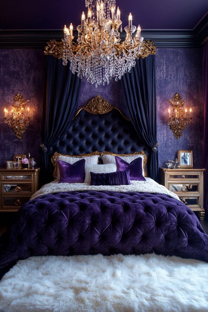 Glam Luxe Baddie Bedroom Retreat