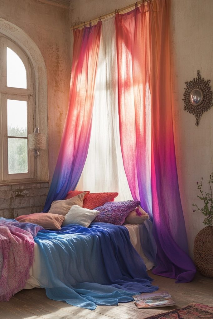 Gradient Ombre Curtains