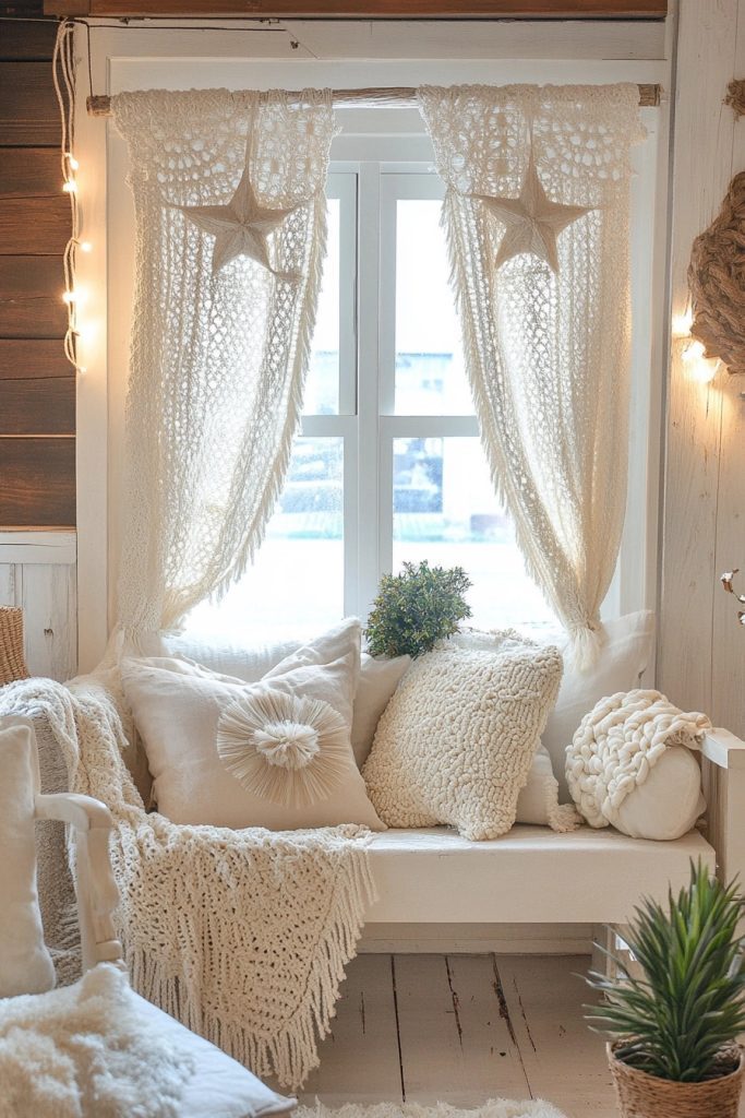 Intricate Macramé Curtains for Bedrooms