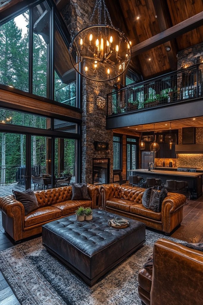 Luxury Escapes: Upscale Cabin Interiors