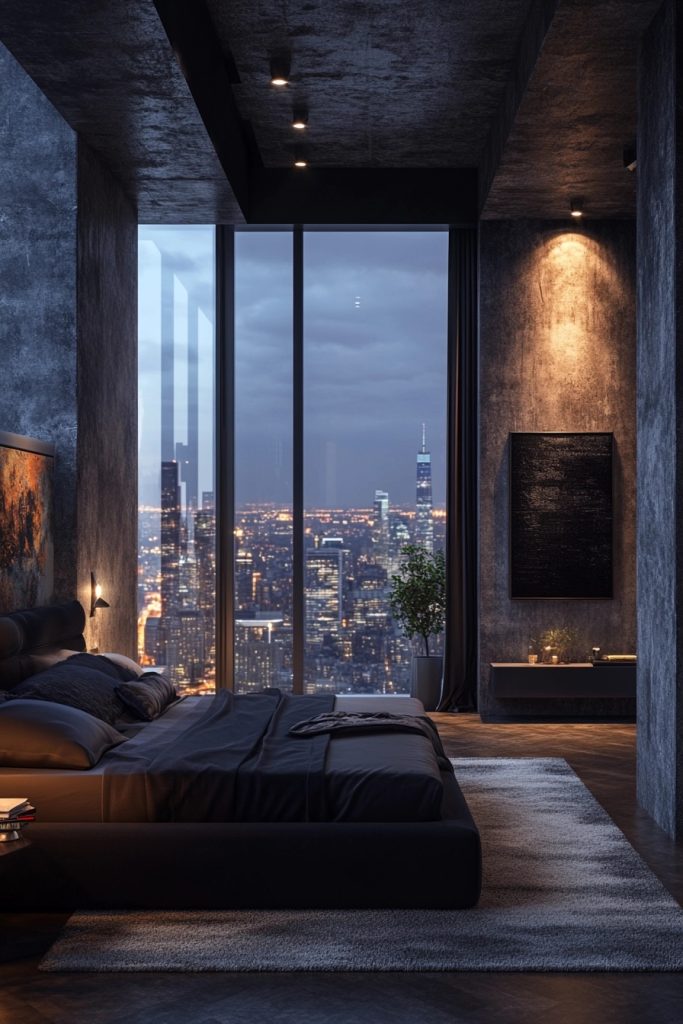 Modern Urban Minimal Bedroom