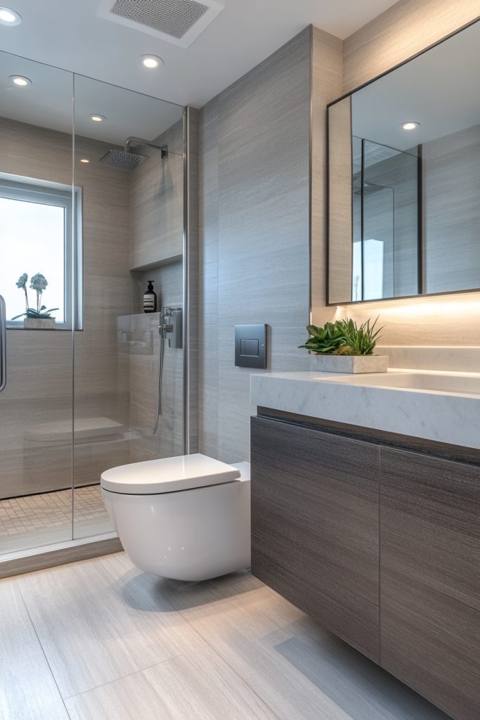 Modernized Small Bathroom Renovations