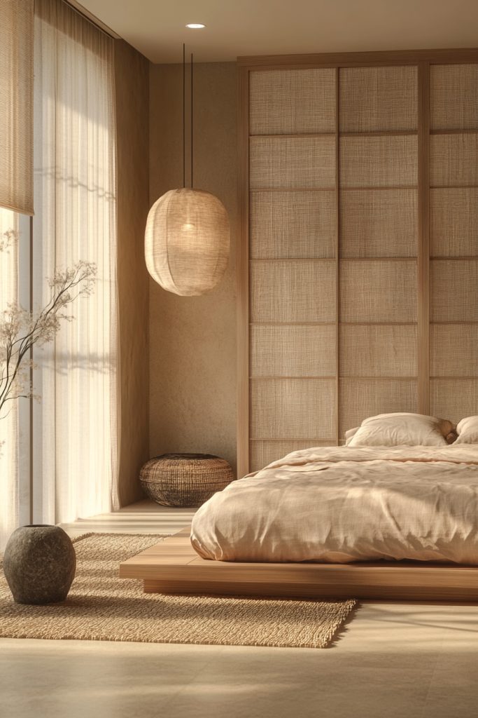 Nature-Inspired Zen Bedroom