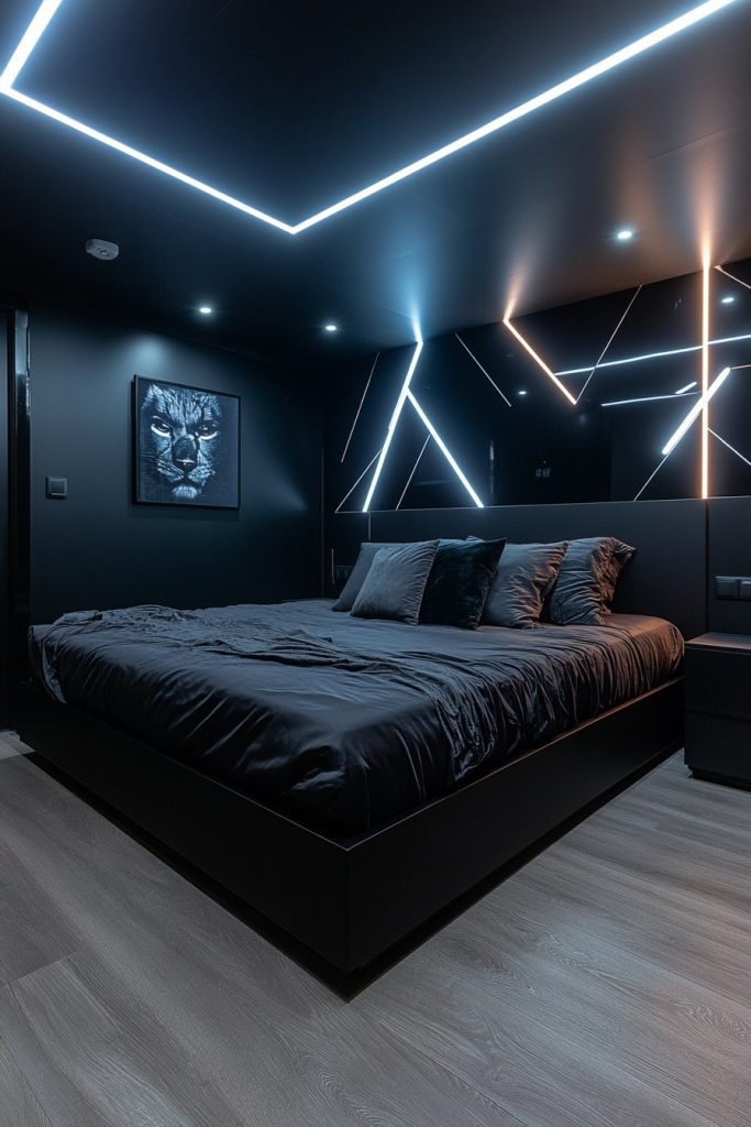 Opulent Black and Neon Baddie Retreat