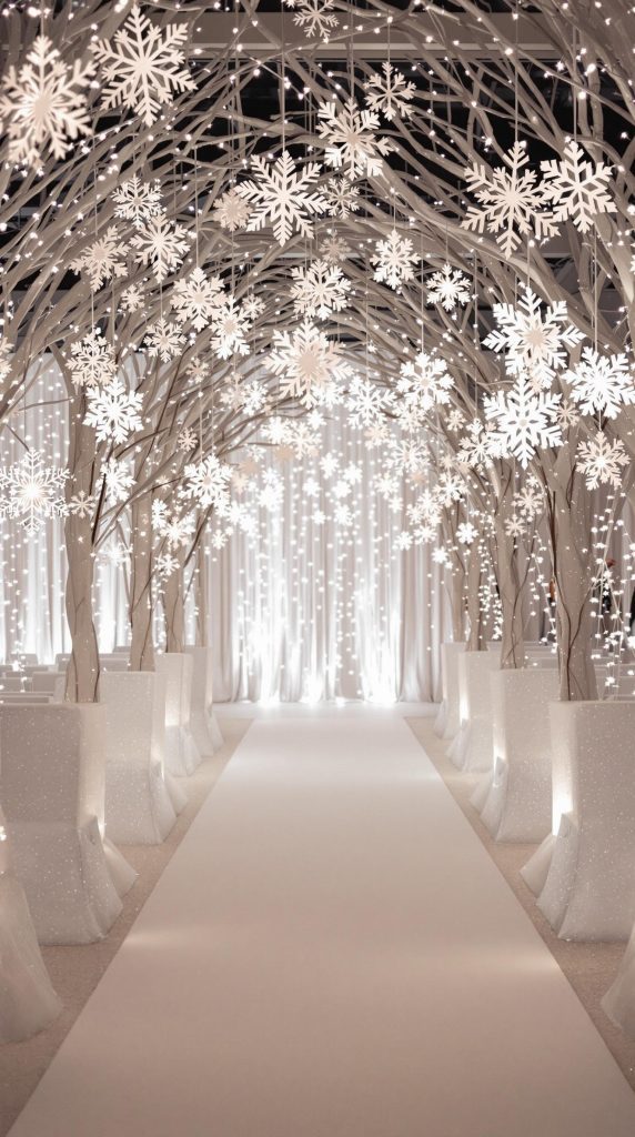 Snowflake-Inspired Ceremony