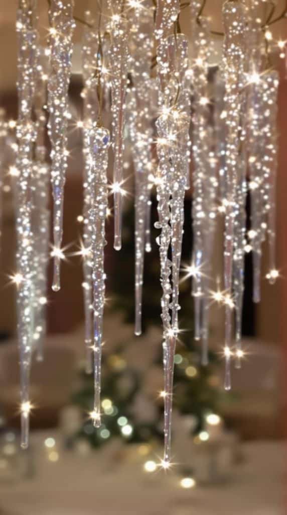 Sparkling Icicle Decor