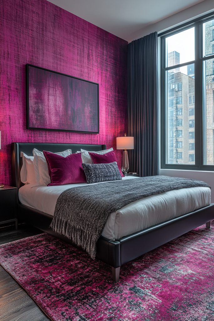 Urban Chic Pink Bedrooms