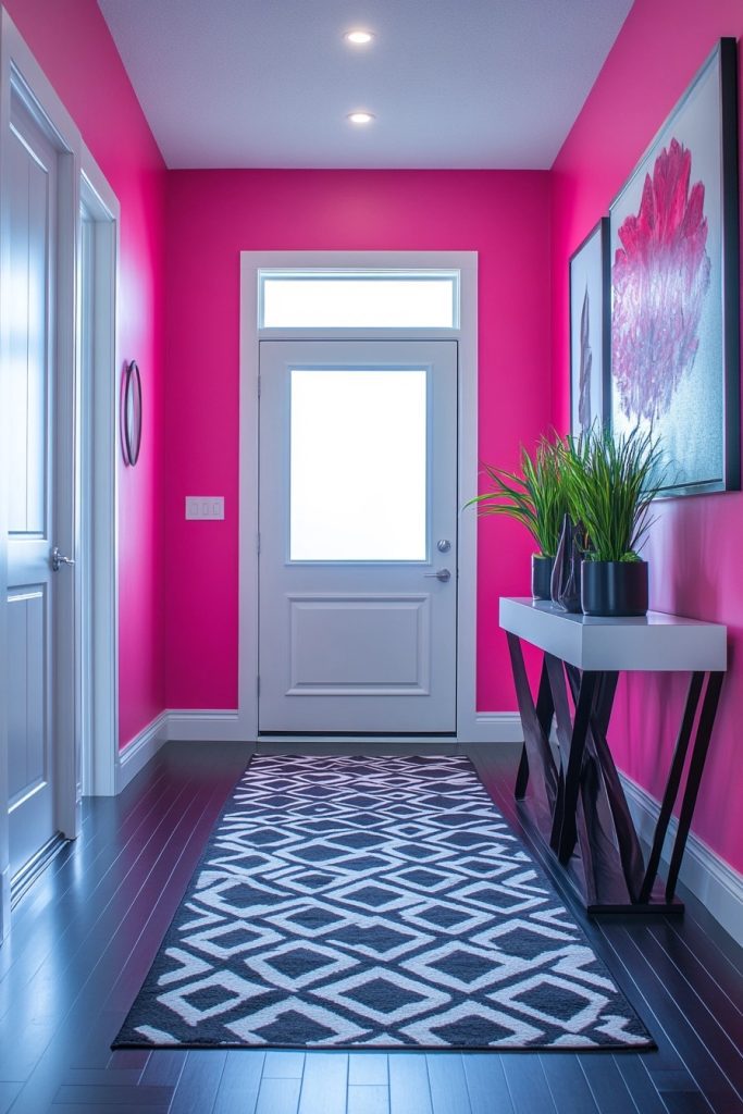 Vivid Pink Entryways