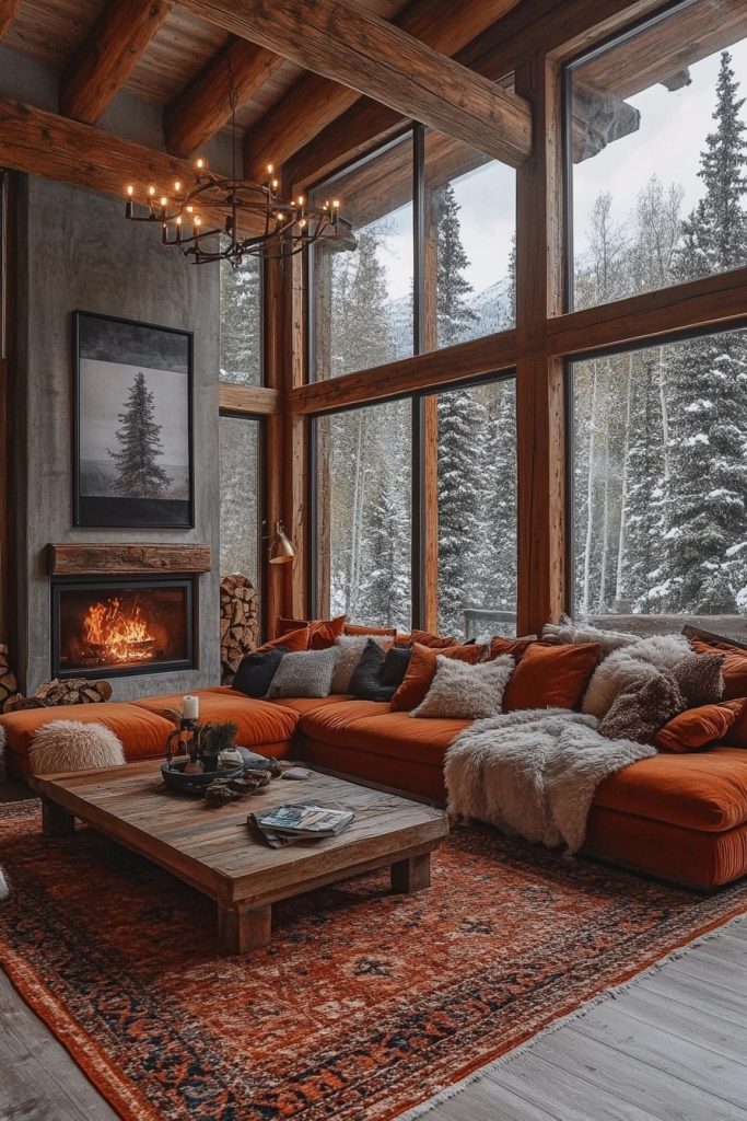 Winter Retreat: Cozy Snowy Cabins