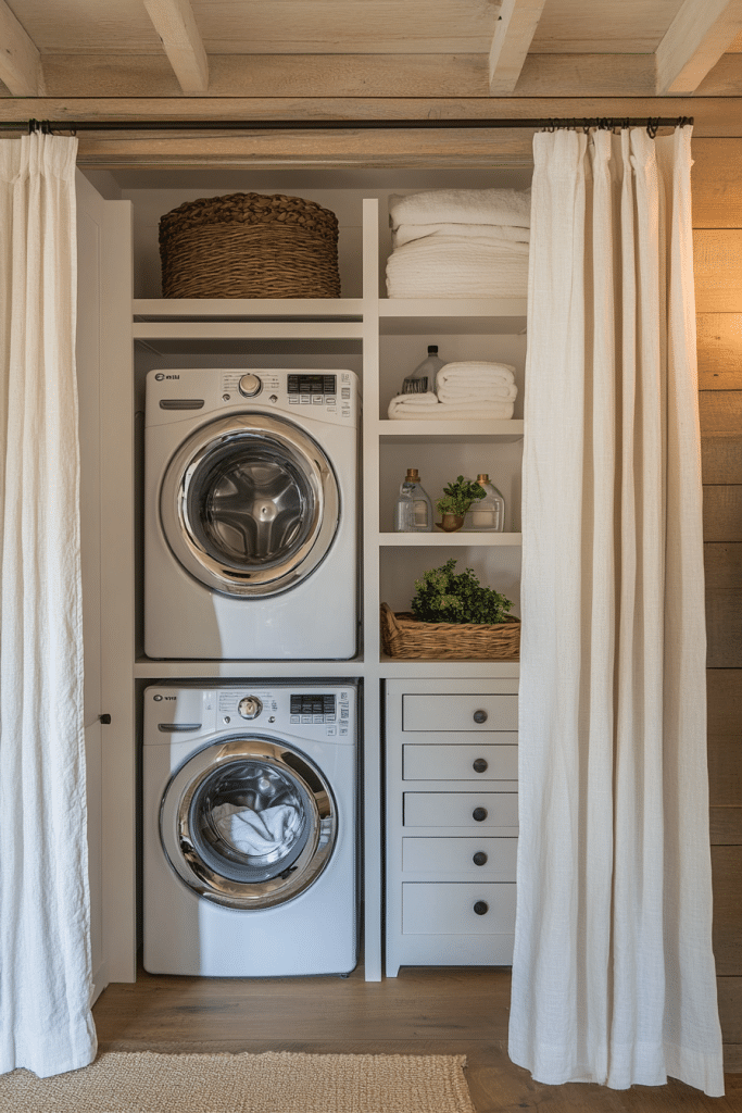 Airy Laundry Closet Concept