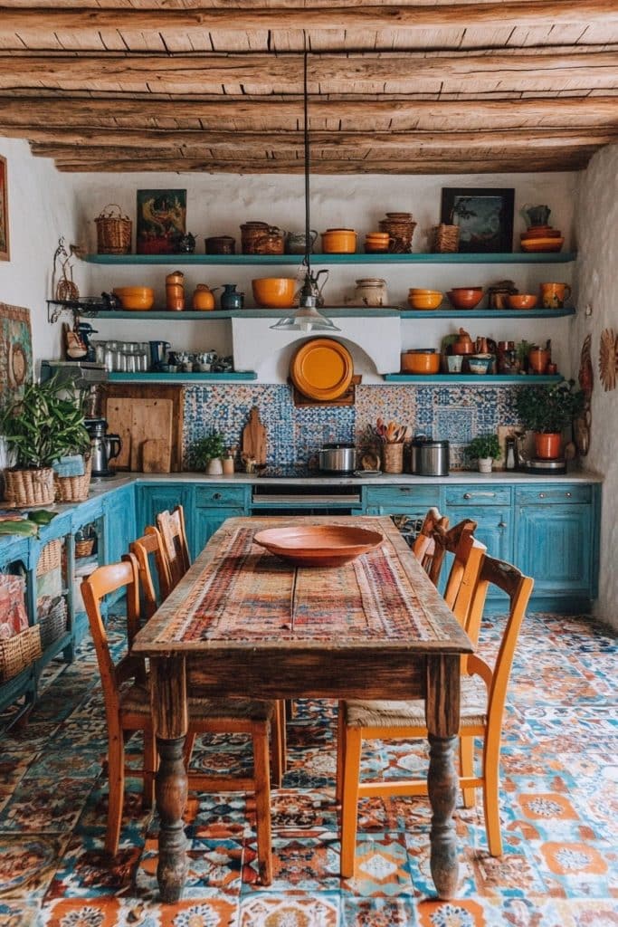 Boho Eclectic: Antique Kitchen Style