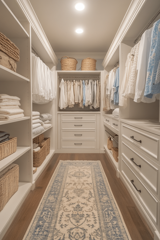 Bright and Open Closet Style