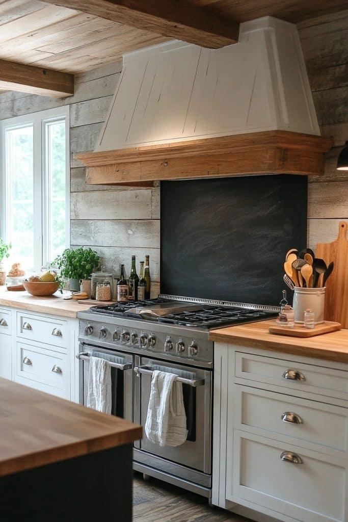 Chalkboard Paint Backsplash