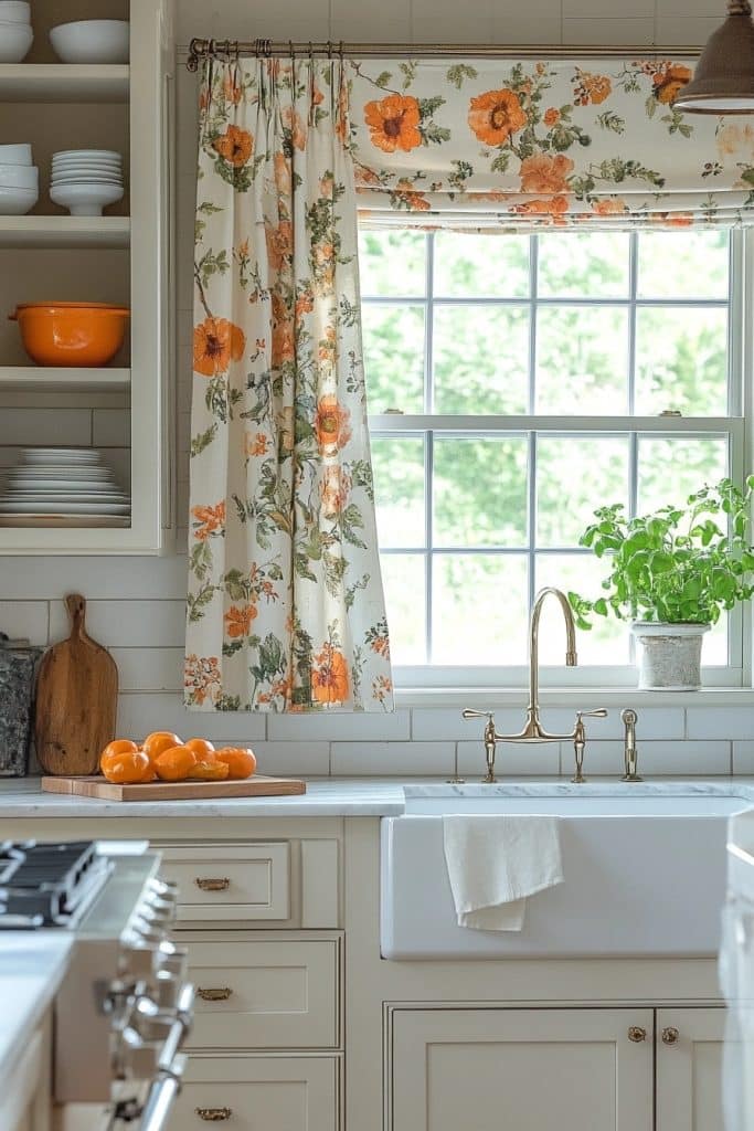 Cottage Charm: Floral Curtains