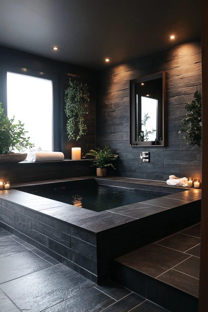 Dark and Dramatic Bathroom Ideas