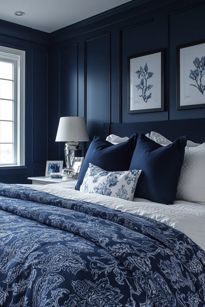 Deep Blue Bedroom Themes