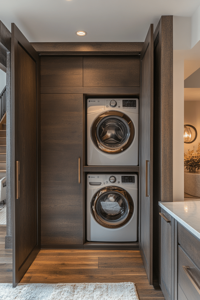 Discreet Laundry Cabinetry