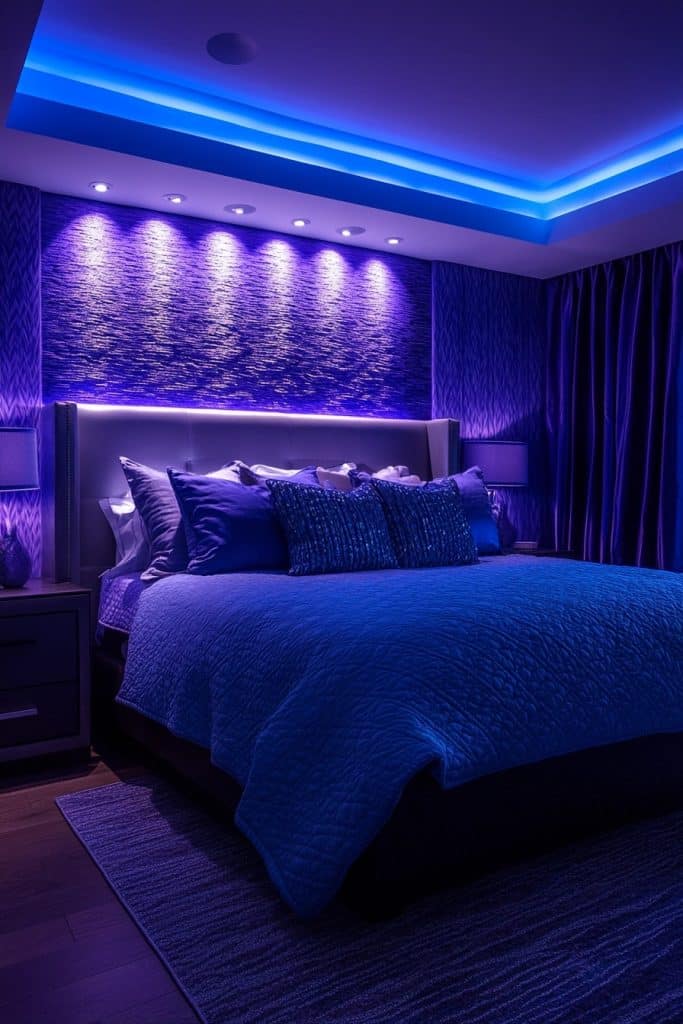 Dramatic Lighting Baddie Bedroom