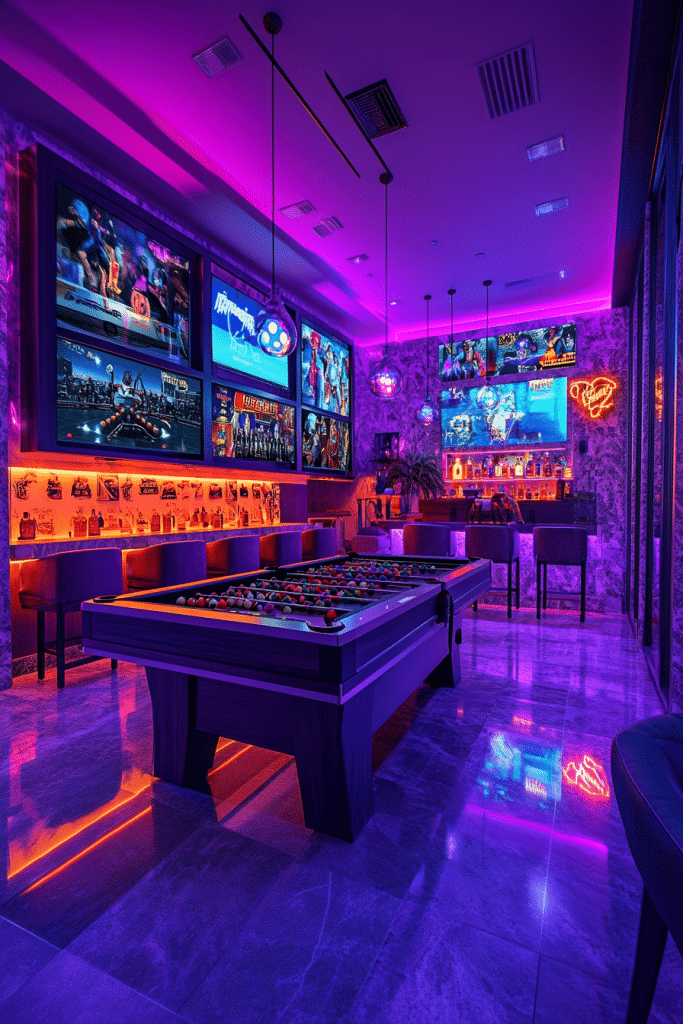 Dynamic Game Room Setup