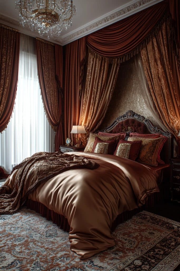 Extravagant Satin Baddie Bedroom