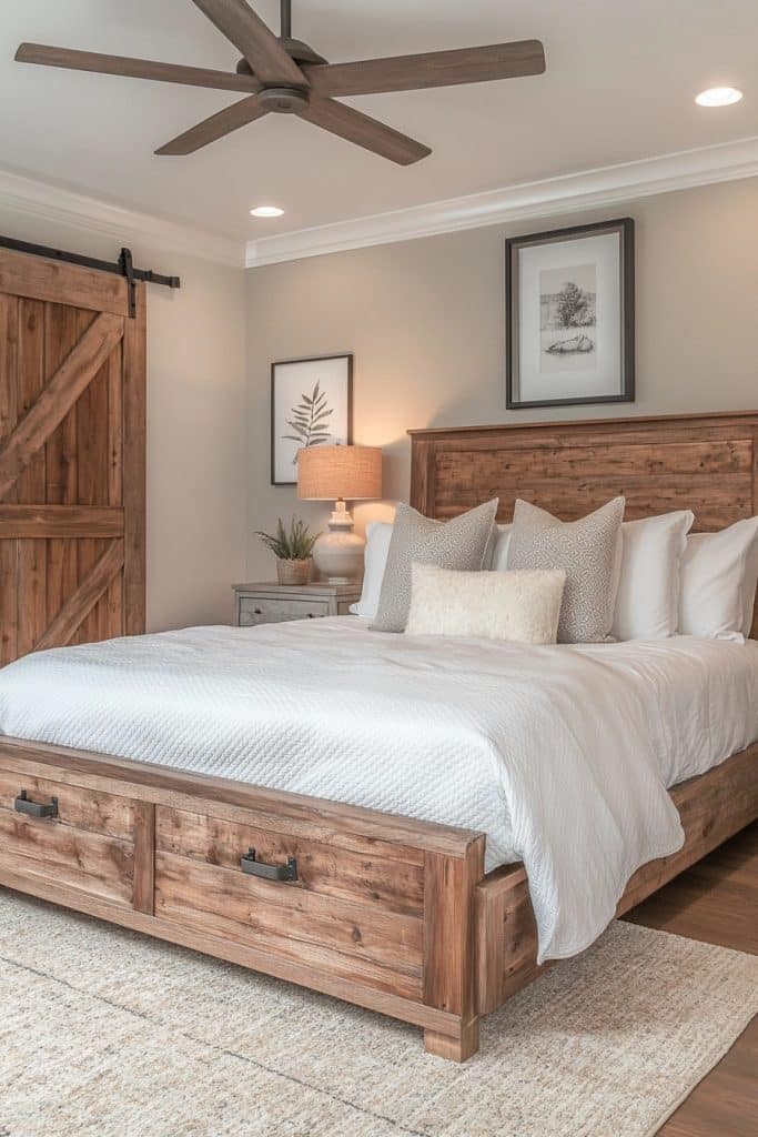 Farmhouse Guest Room Elegance