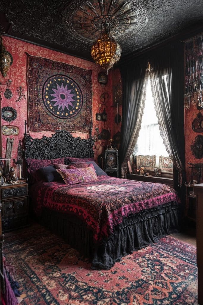 Gothic Boho Escape: Dramatic Haven