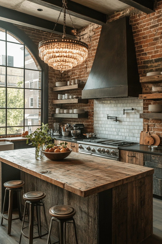 Industrial Edge: Vintage Kitchen Style