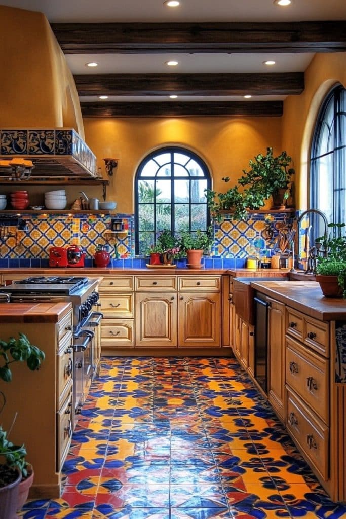 Mediterranean Bliss: Antique Kitchen Ideas