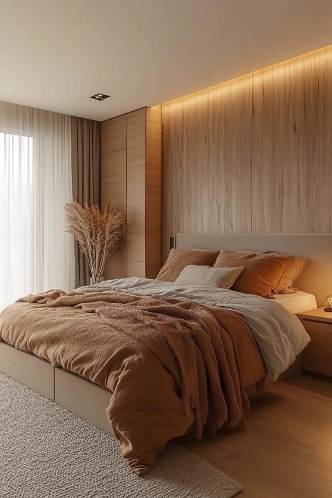 Minimalist Bedroom with Hidden Storage