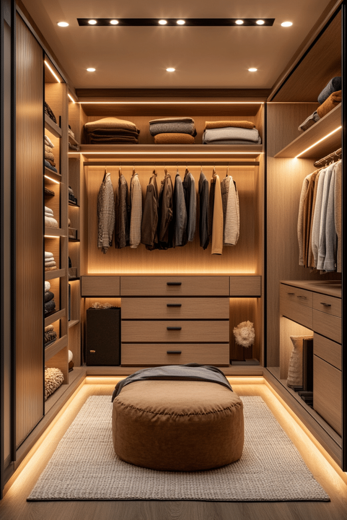 Minimalist Closet Serenity