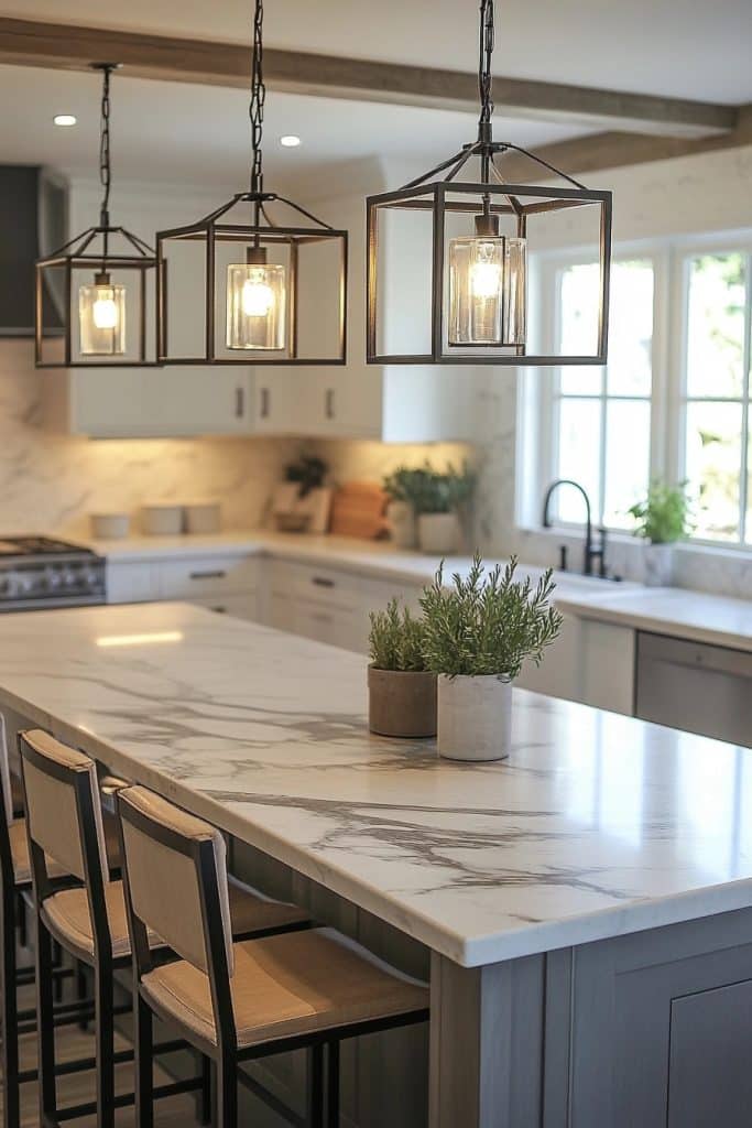 Modern Meets Farmhouse: Industrial Pendant Lights