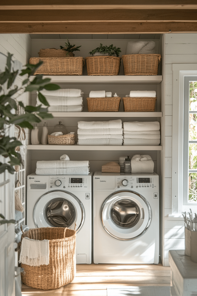 Nordic-Style Laundry Stack