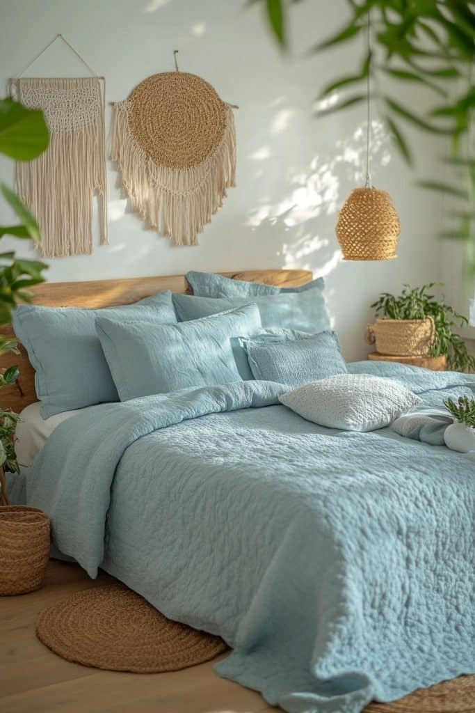 Peaceful Tides: Boho Bedroom Charm