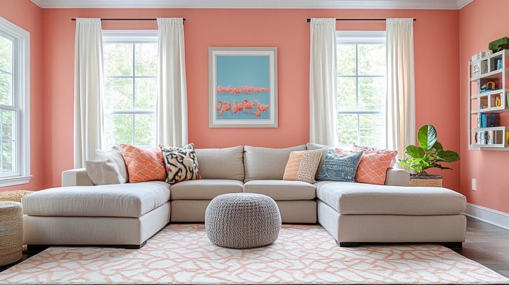 Pink Living Room