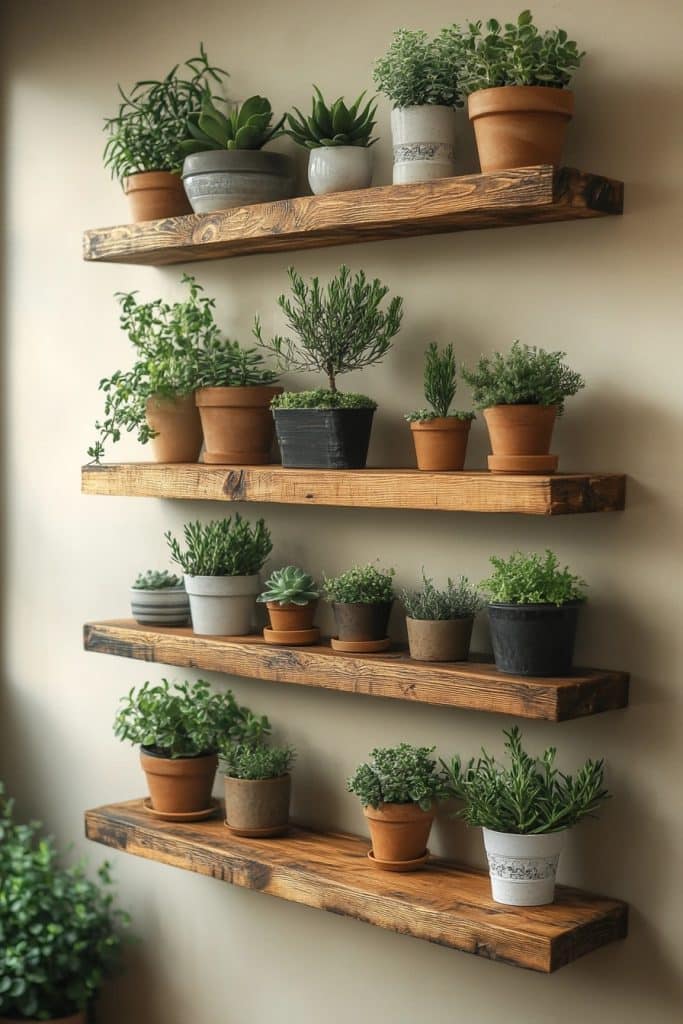 Plant Shelf Styling