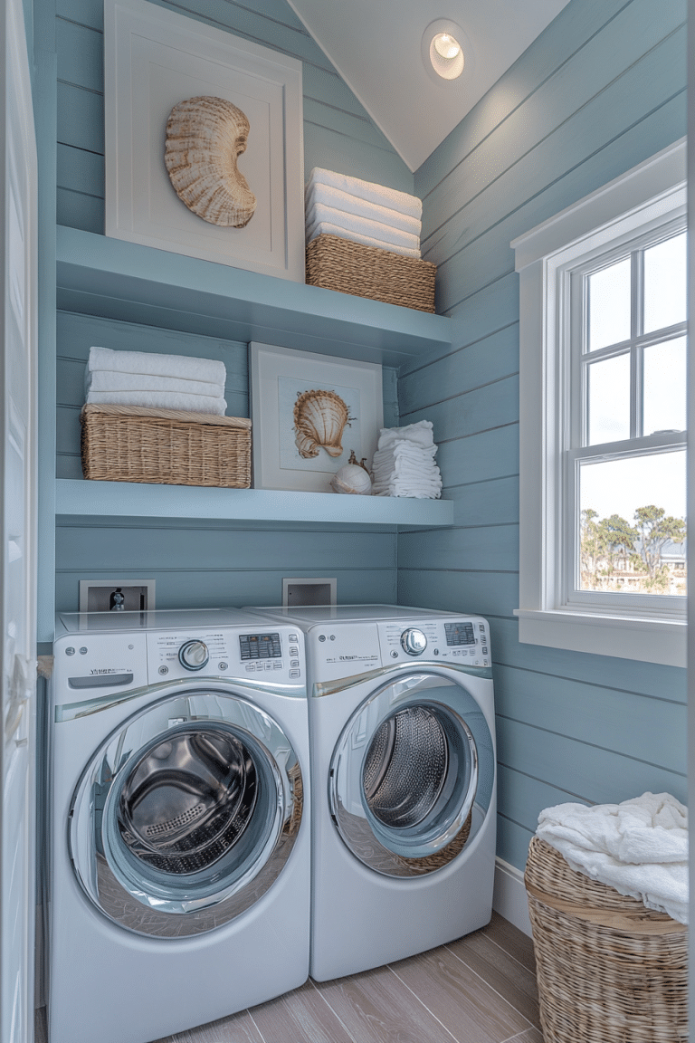 19 Stacked Laundry Room Ideas to Keep Things Neat and Functional - Home ...
