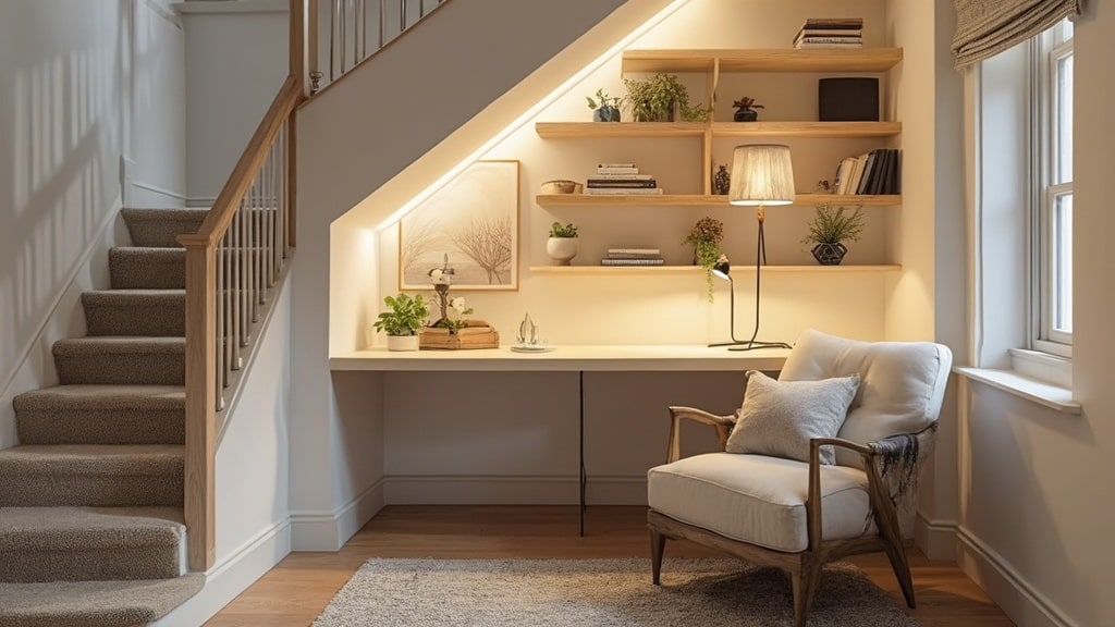 Staircase Storage Under Stairs