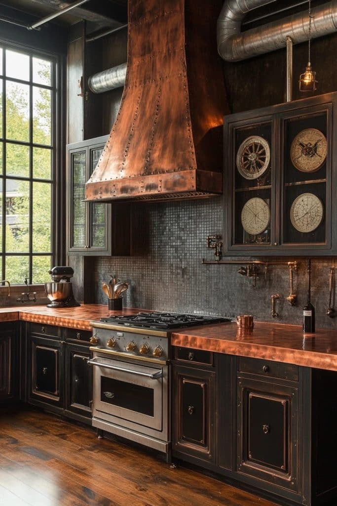 Steampunk Style: Mechanical Kitchen Design