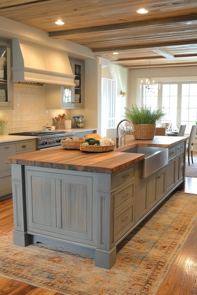 Streamlined Farmhouse Kitchen