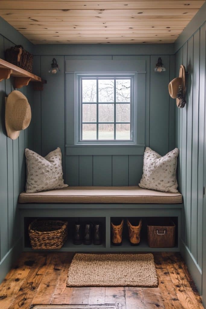 Streamlined Mudroom Entryways