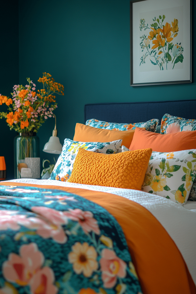 Teal Delight Room