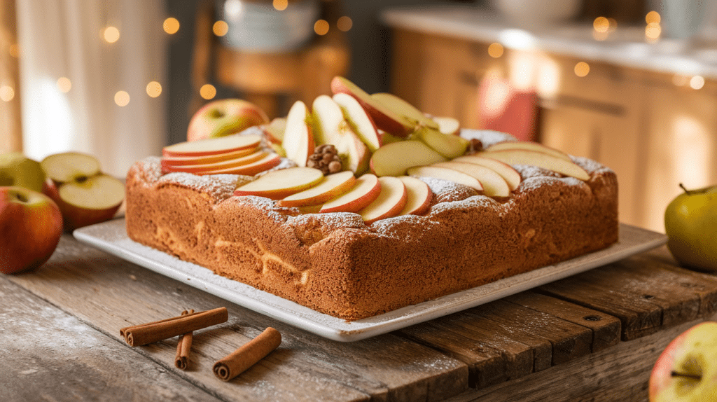 Apple Spice Sheet Cake Recipe