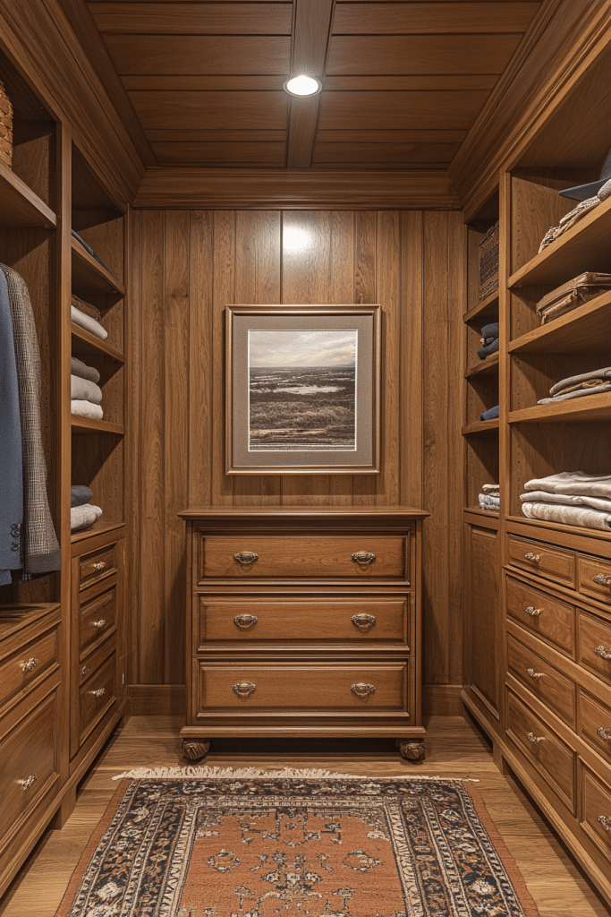 Timeless Wooden Closet Design