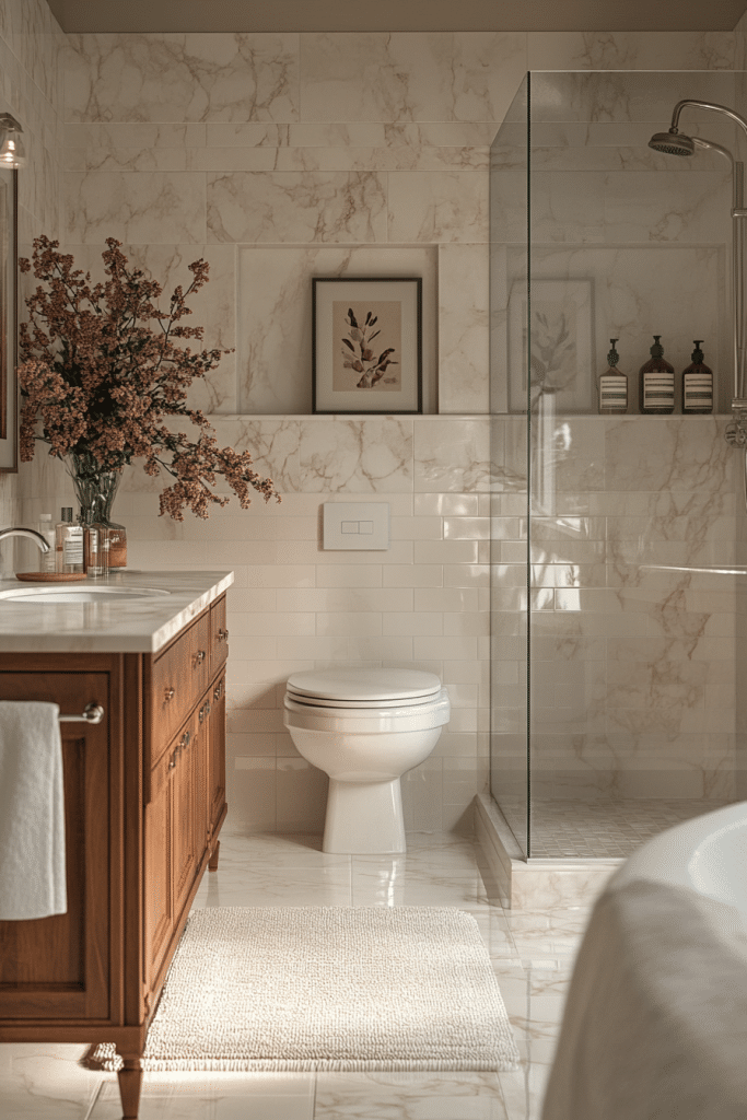 Transitional Bath Luxury