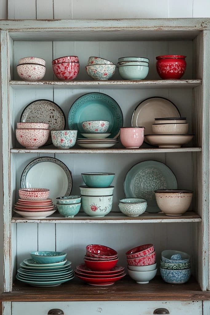 Vintage Finds: Enamelware Displays