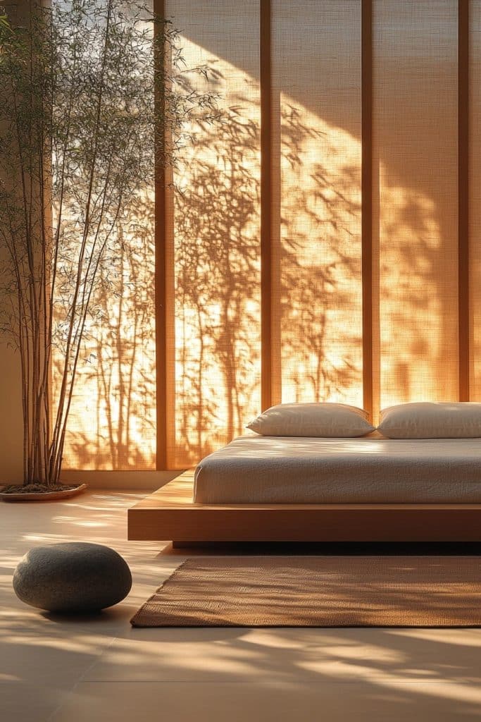 Zen-Inspired Tranquil Bedroom