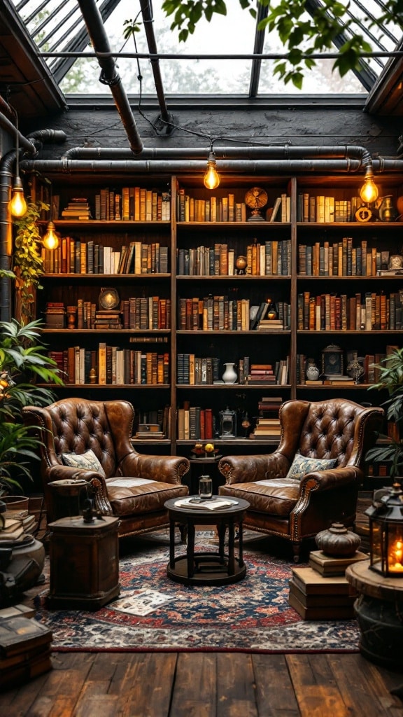 Vintage Industrial Library